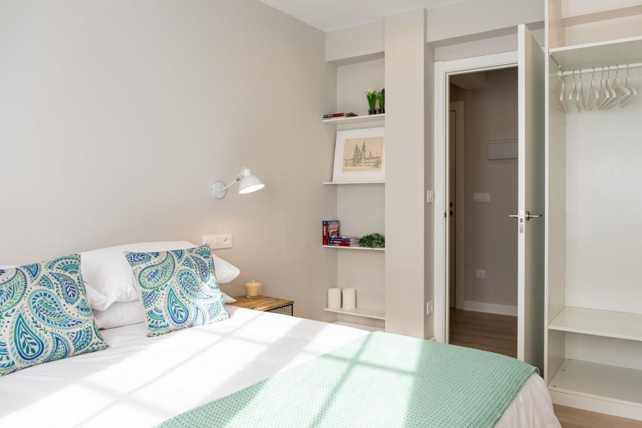 Apartamento De Diseno Centrico Con Terraza Espectacular 산티아고데콤포스텔라 외부 사진