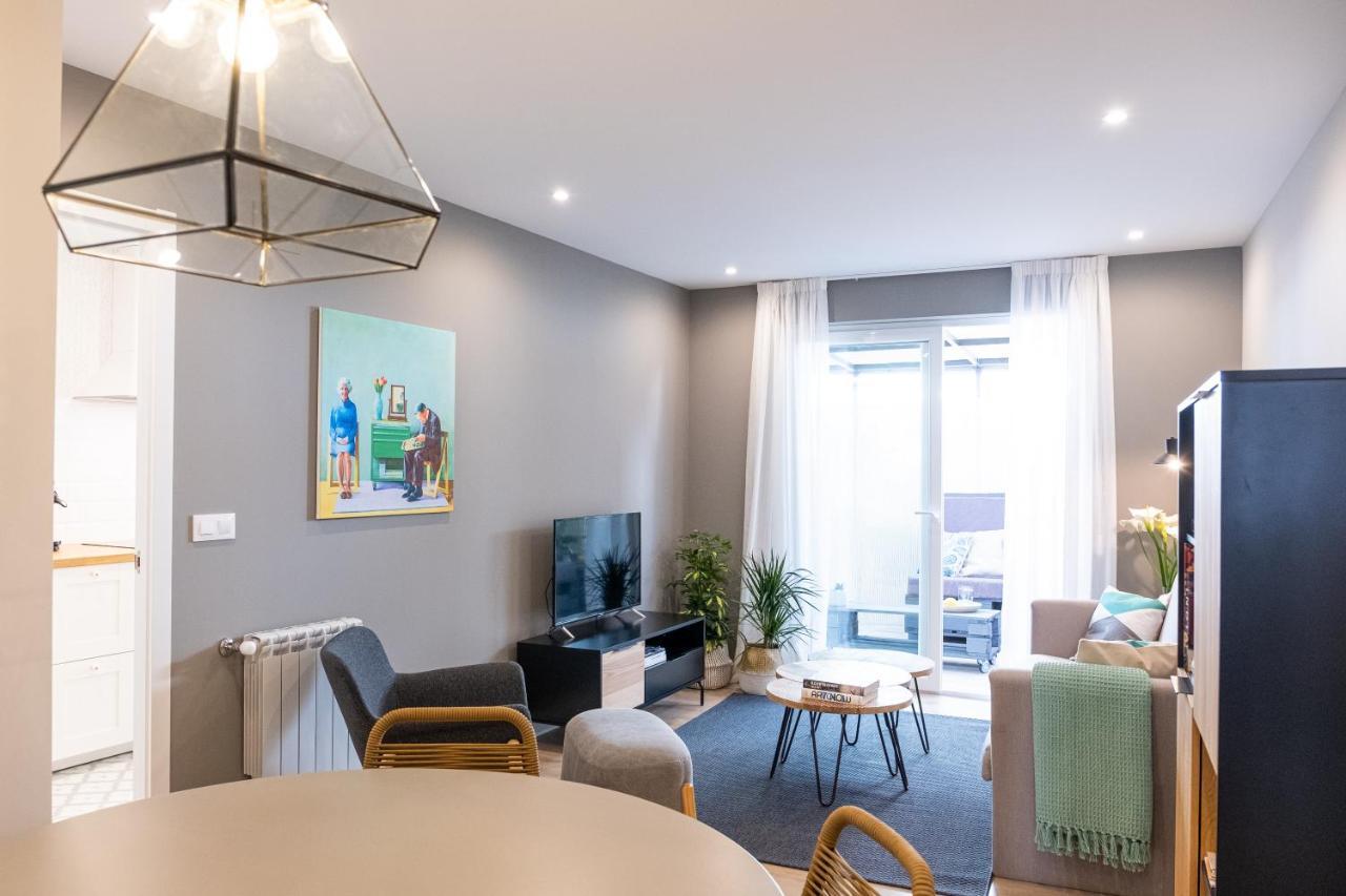 Apartamento De Diseno Centrico Con Terraza Espectacular 산티아고데콤포스텔라 외부 사진